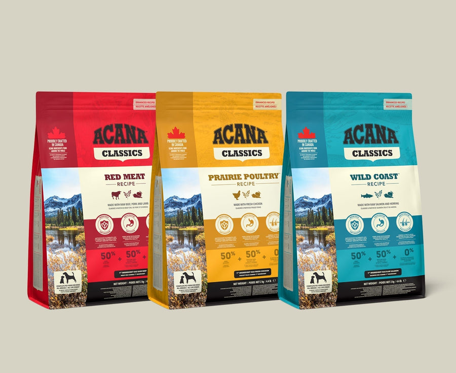 ACANA Classics kibble range for dogs