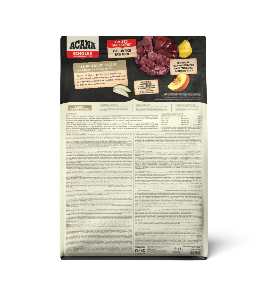 ACANA Free-Run Duck Recipe