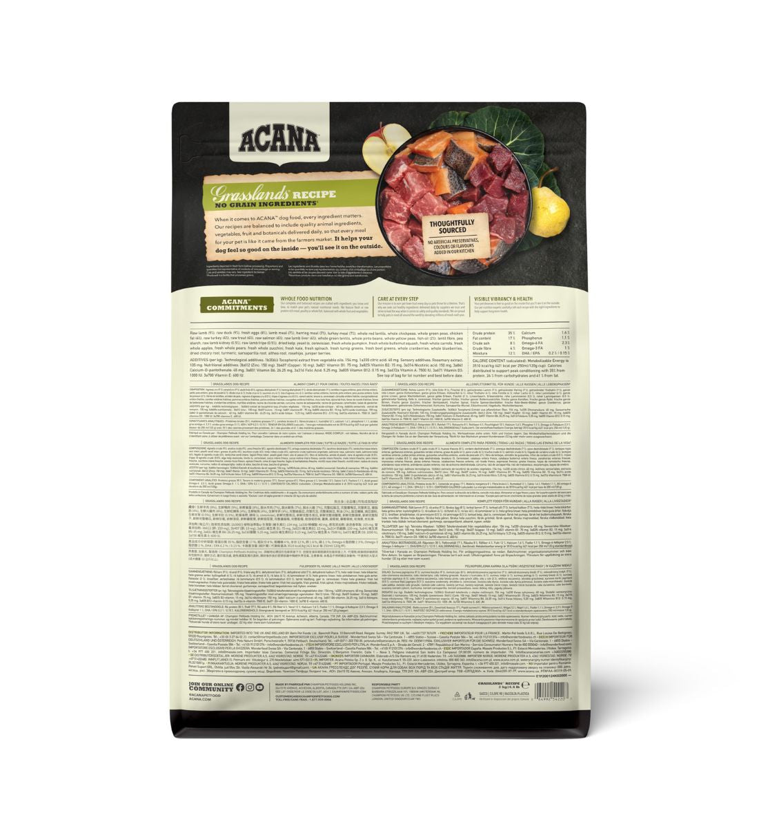 ACANA Highest Protein Grasslands Dog Recipe