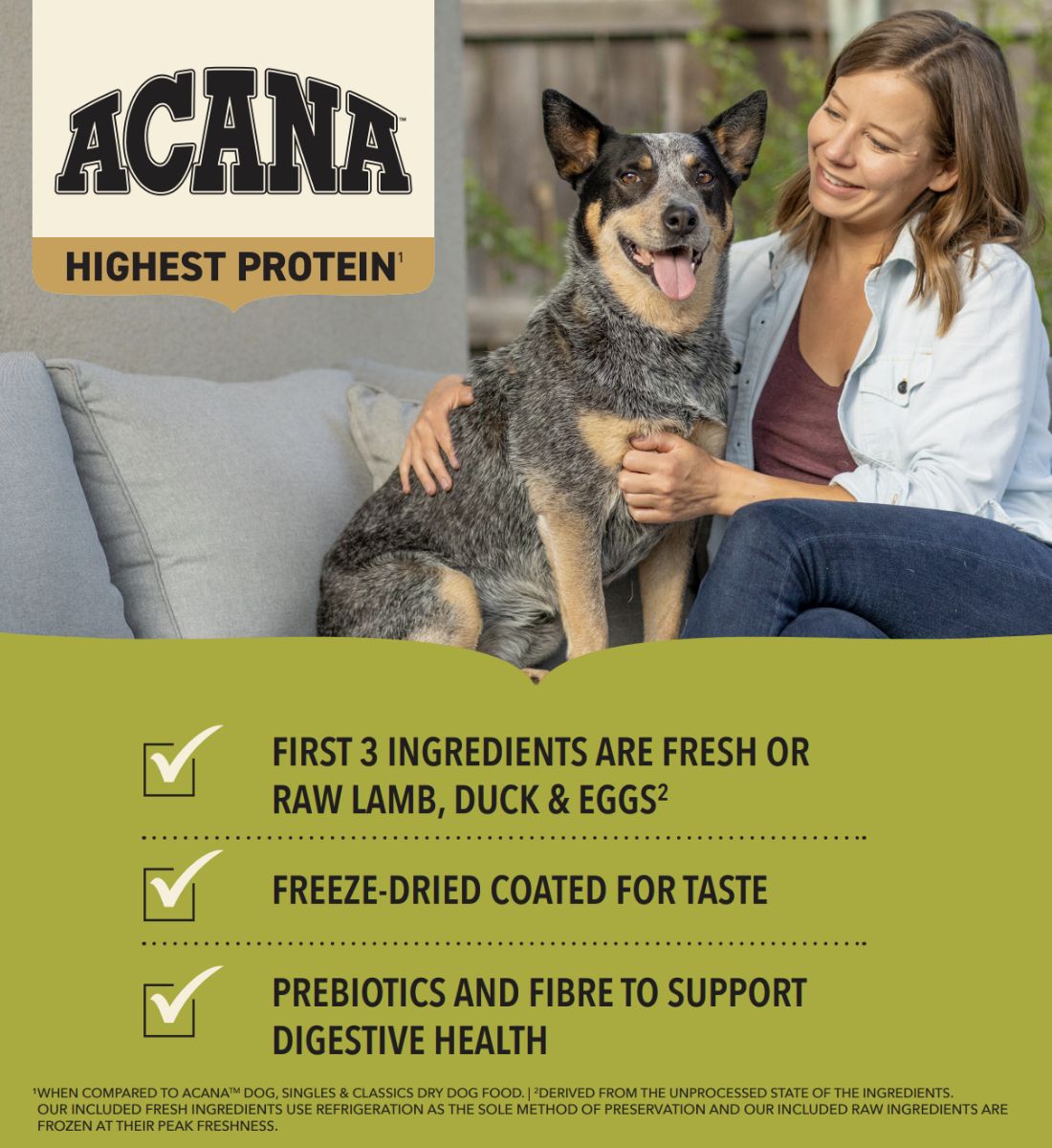 ACANA Highest Protein Grasslands Dog Recipe
