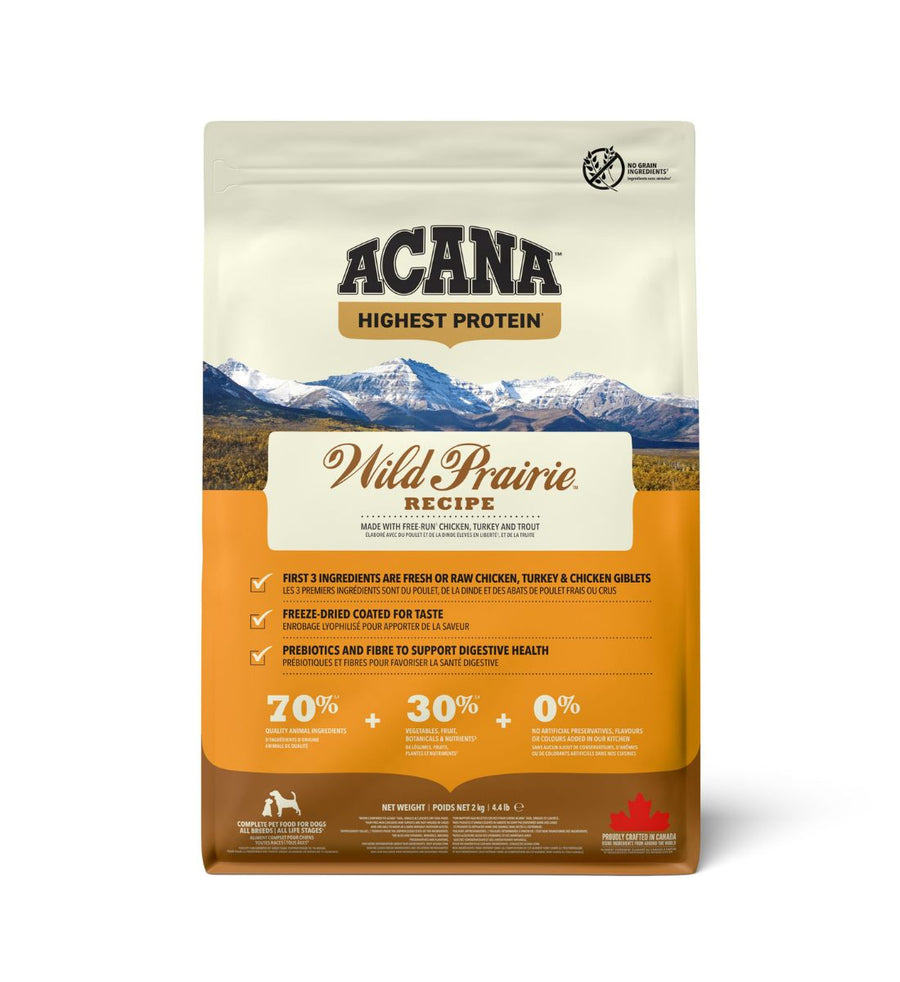 ACANA Highest Protein Wild Prairie Dog Recipe