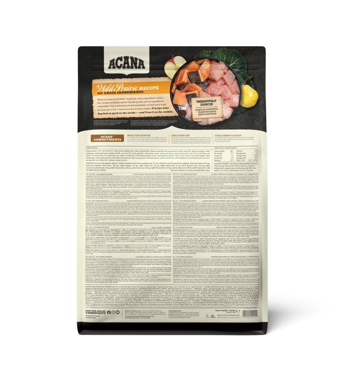 ACANA Highest Protein Wild Prairie Dog Recipe