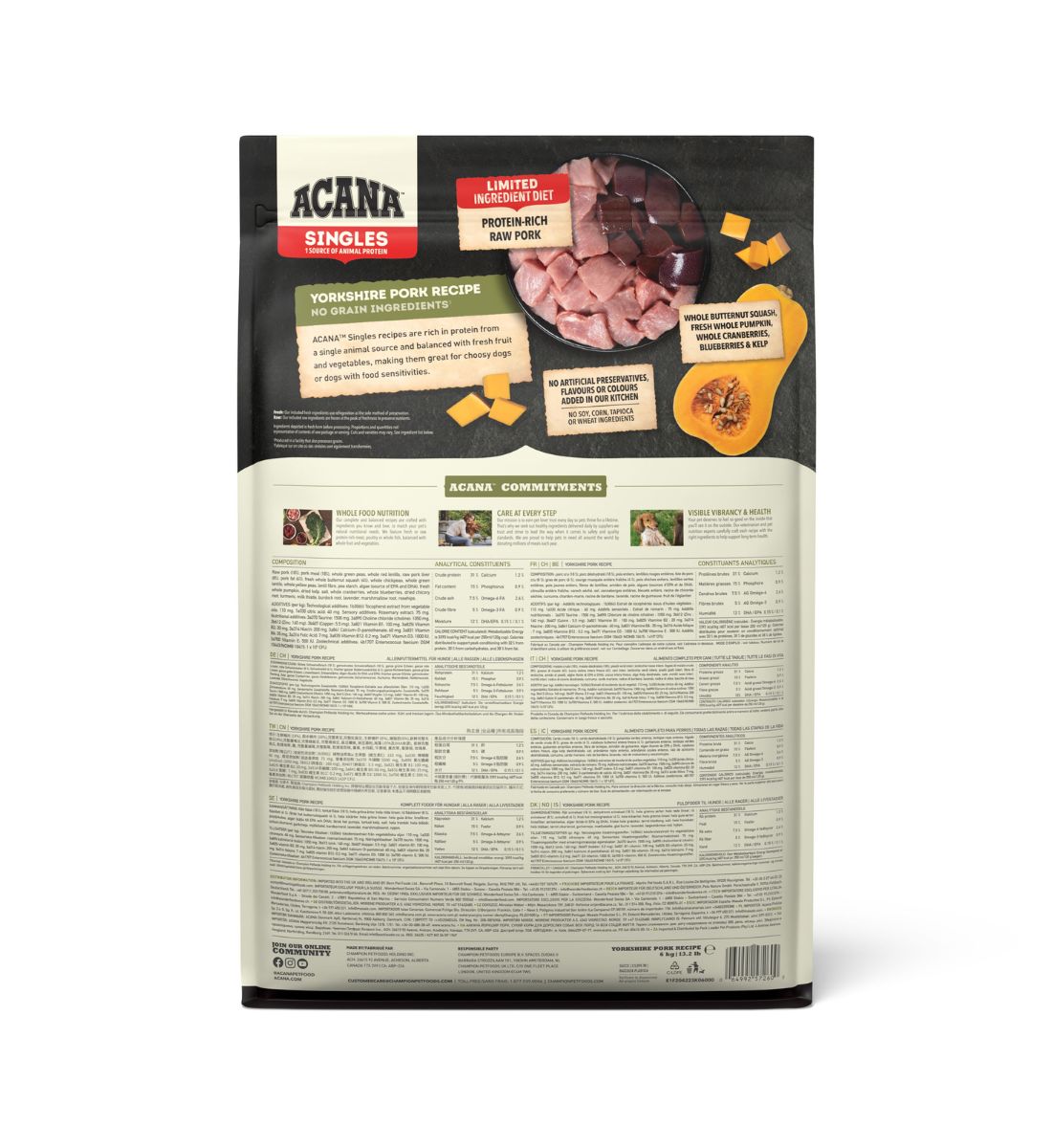 ACANA Yorkshire Pork Recipe