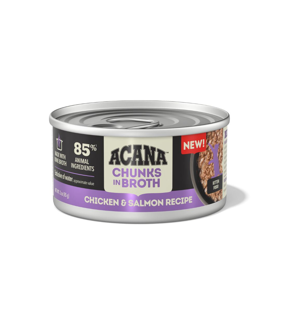 ACANA Chicken & Salmon Recipe in Broth Kitten Food