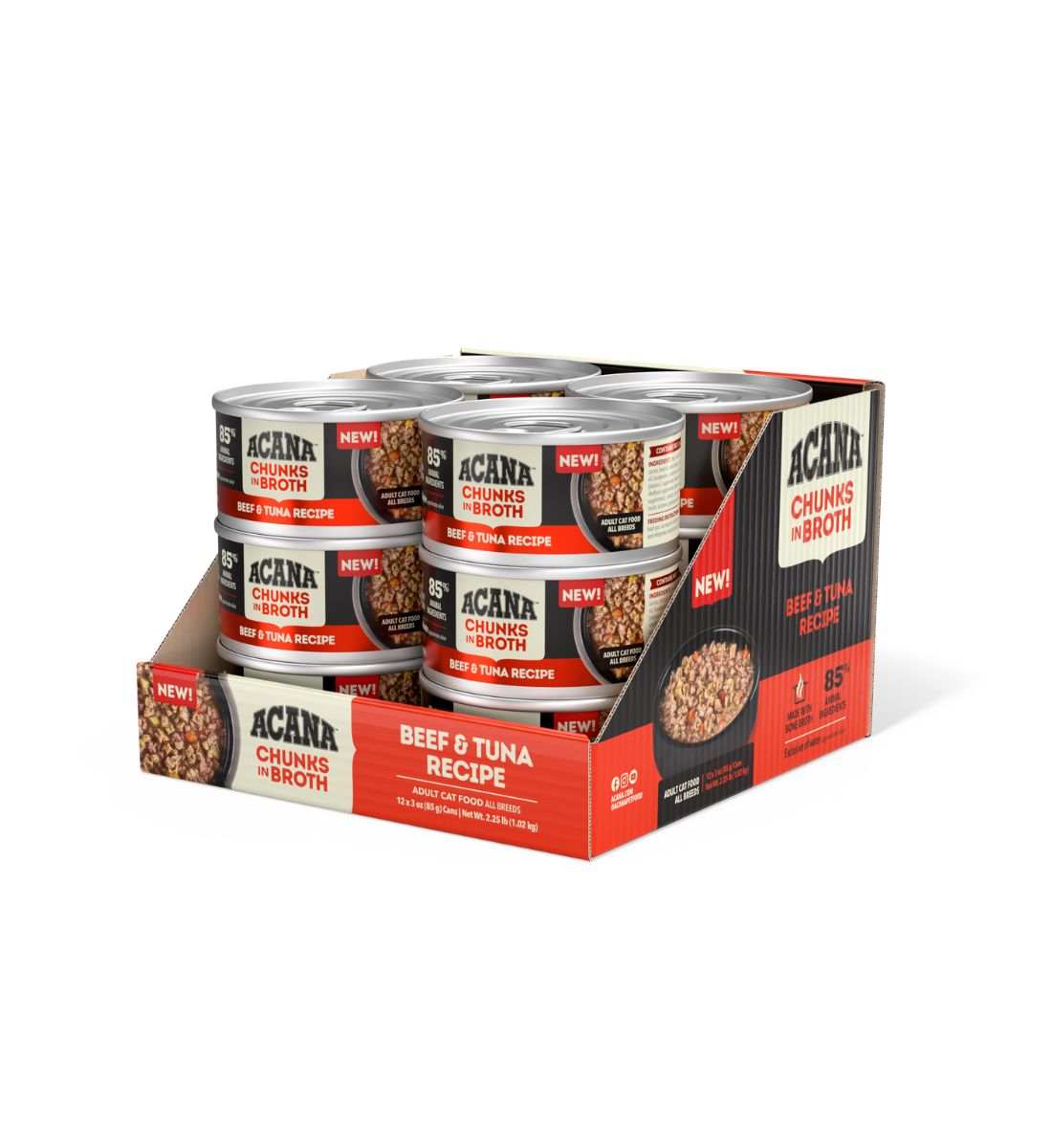 ACANA Beef & Tuna Recipe in Broth