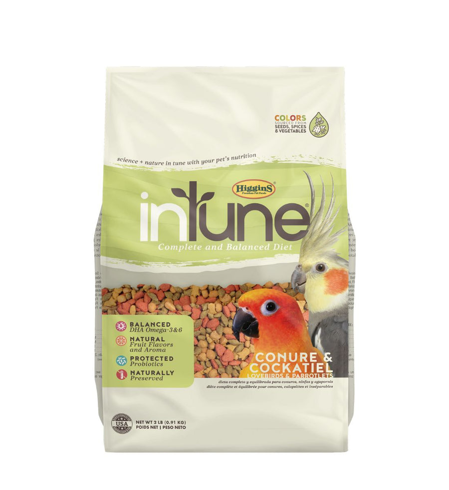 InTune Natural - Conure & Cockatiel Pellets
