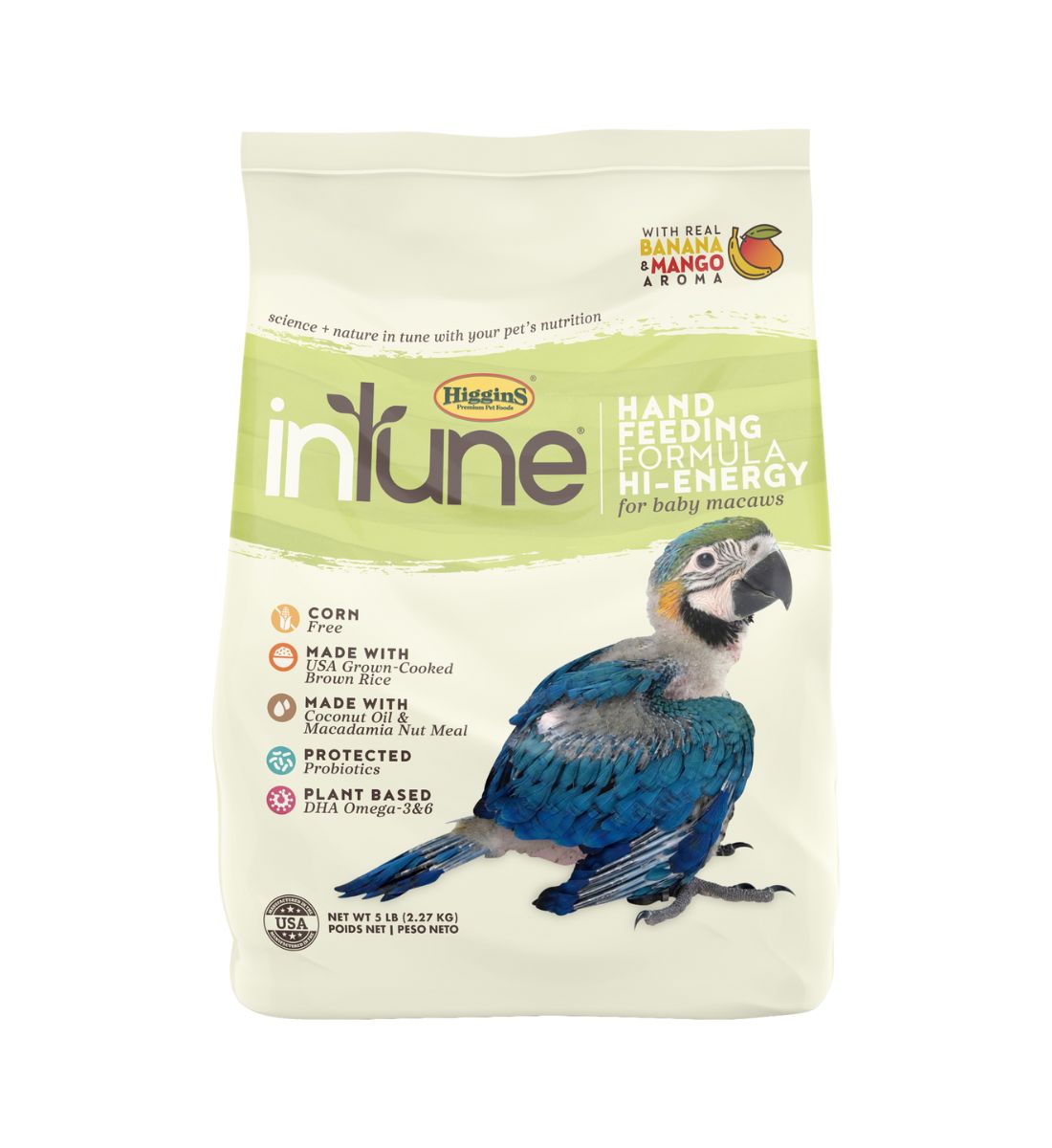 InTune Natural - Handfeeding Formula Hi Energy