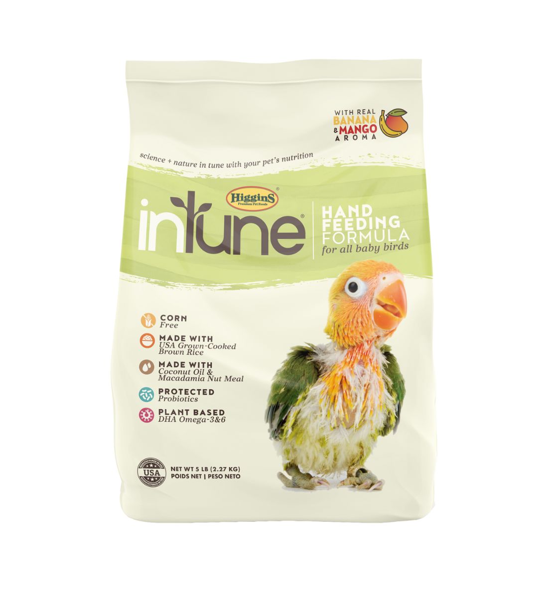 Intune Natural - Handfeeding Formula For All Birds