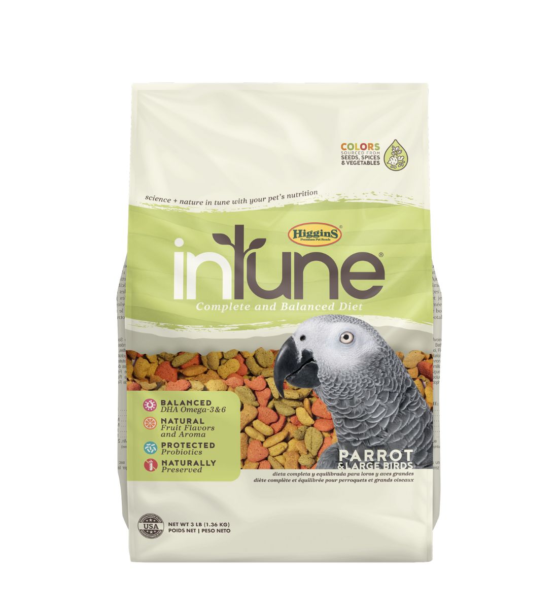 InTune Natural - Parrot Pellets