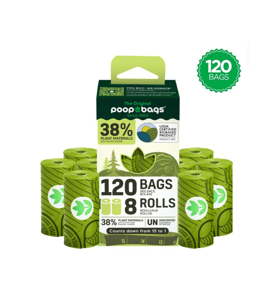 The Original Poop Bags - Countdown Rolls, Unscented 8x15