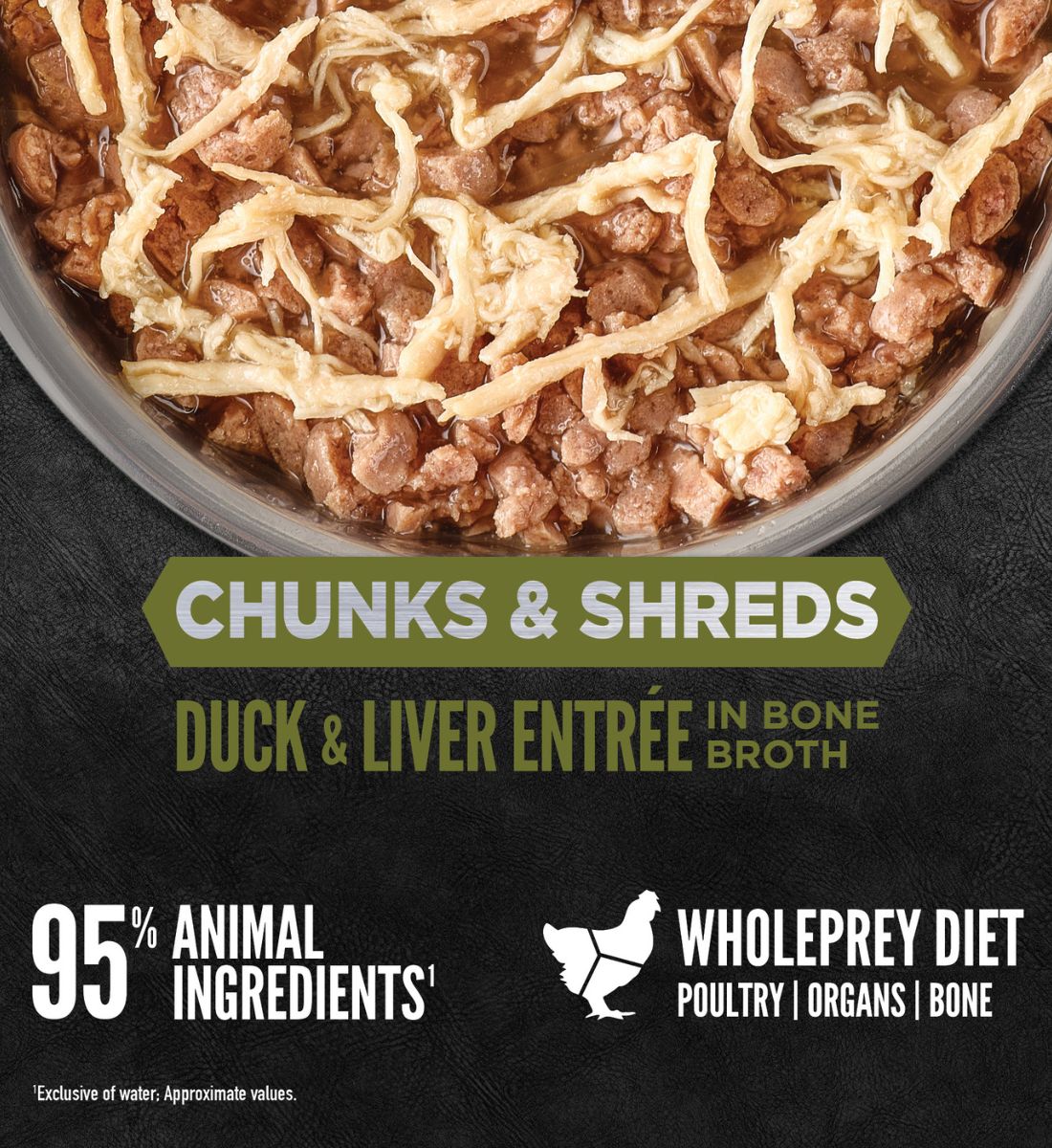 ORIJEN Duck & Liver Entrée in Bone Broth