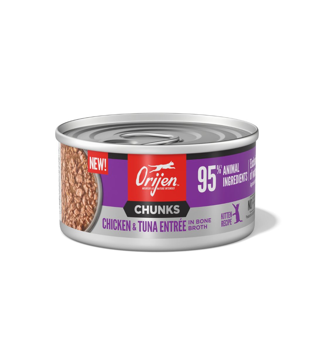 ORIJEN Chicken & Tuna Entrée in Bone Broth