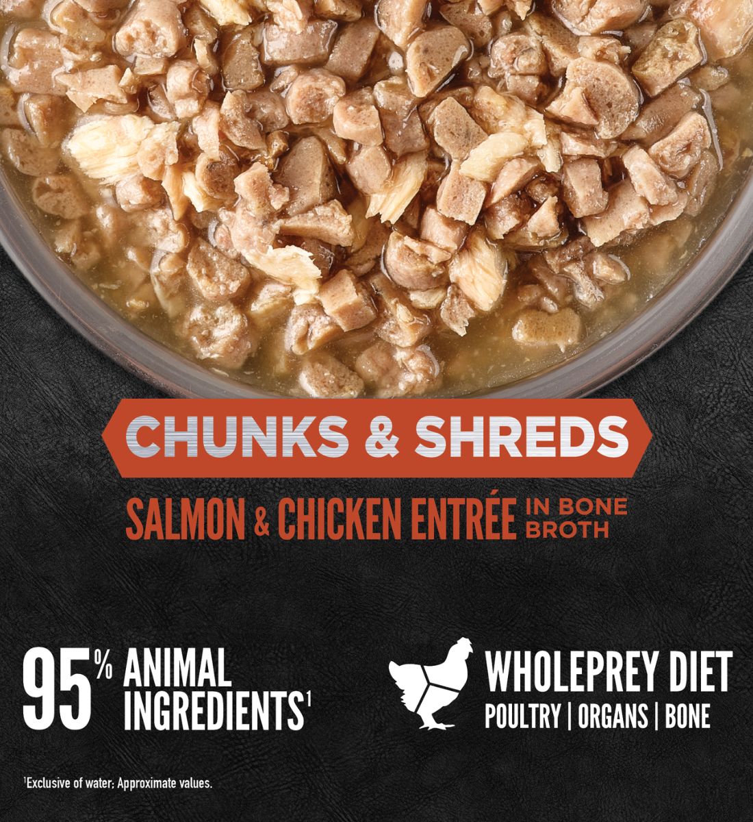 ORIJEN Salmon & Chicken Entrée in Bone Broth