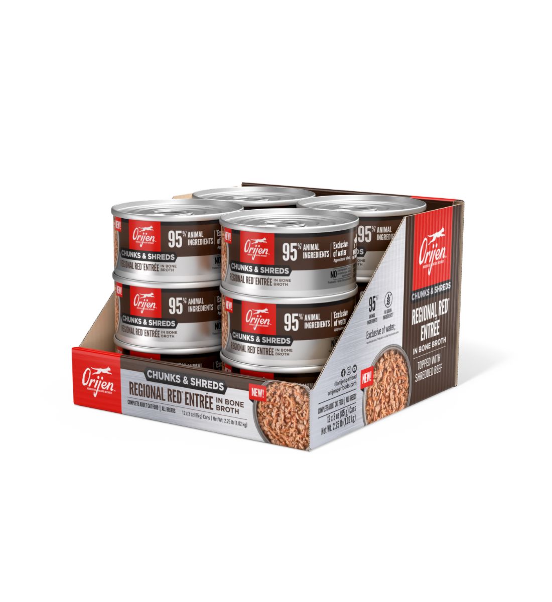 ORIJEN Regional Red Entrée in Bone Broth