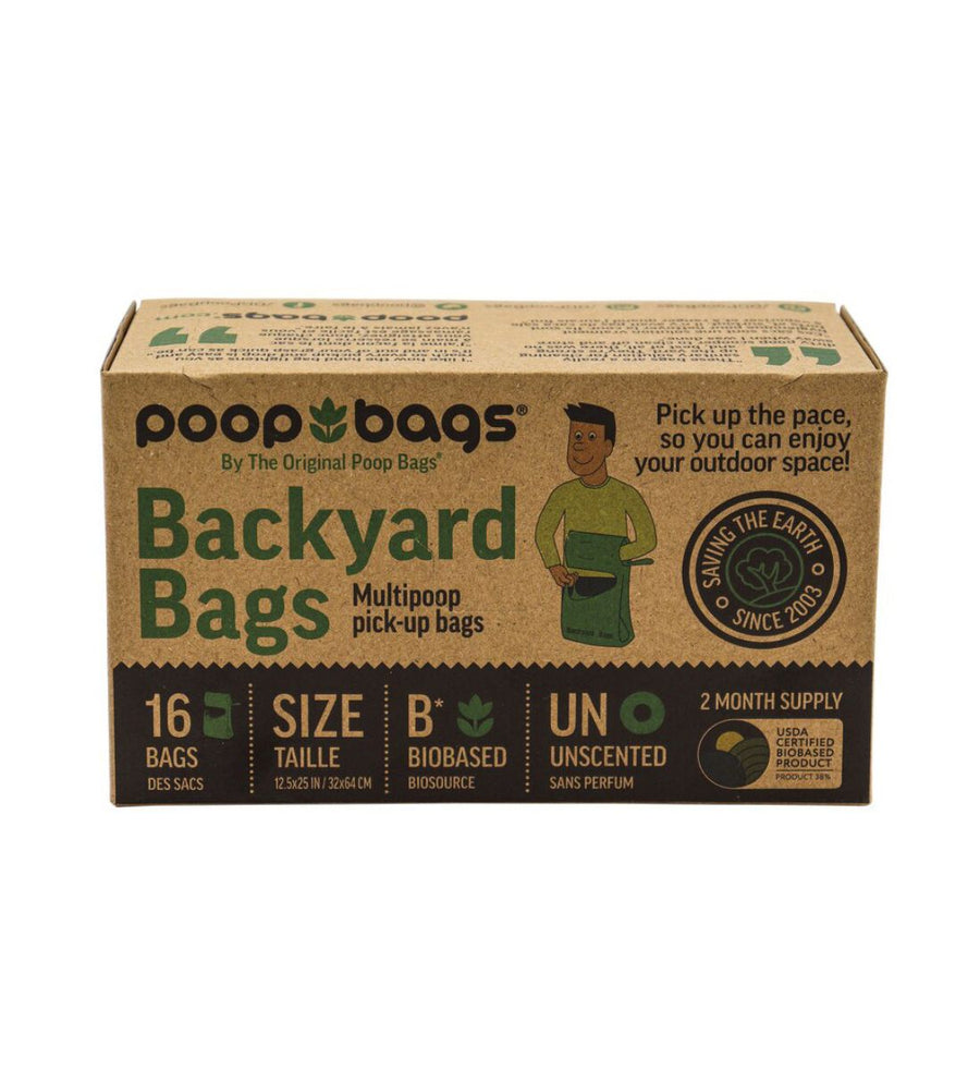 The Original Poop Bags - Biobased Backyard Bags