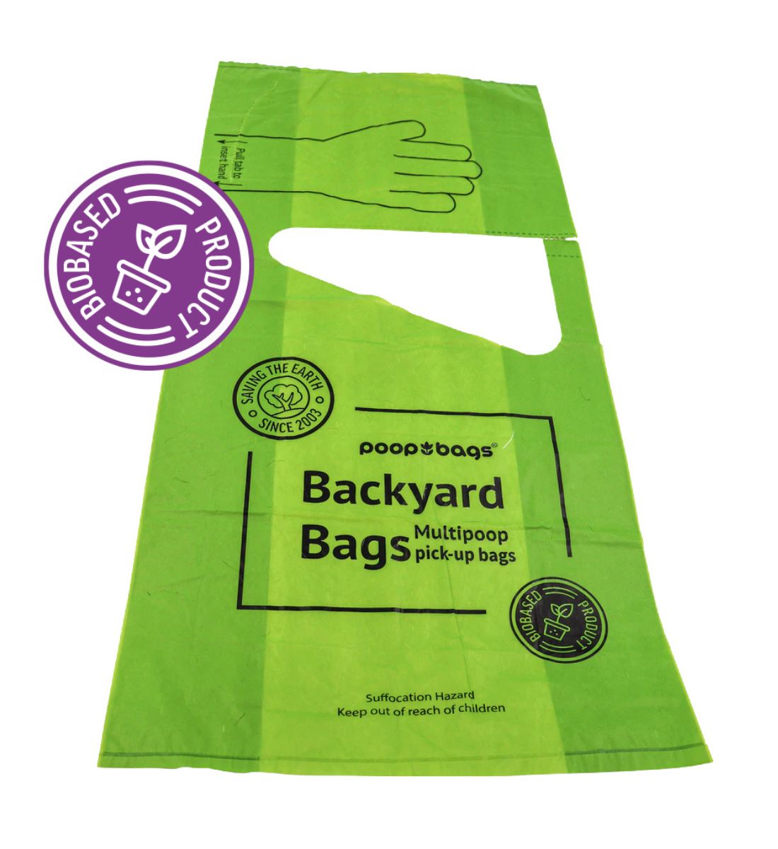 The Original Poop Bags - Biobased Backyard Bags