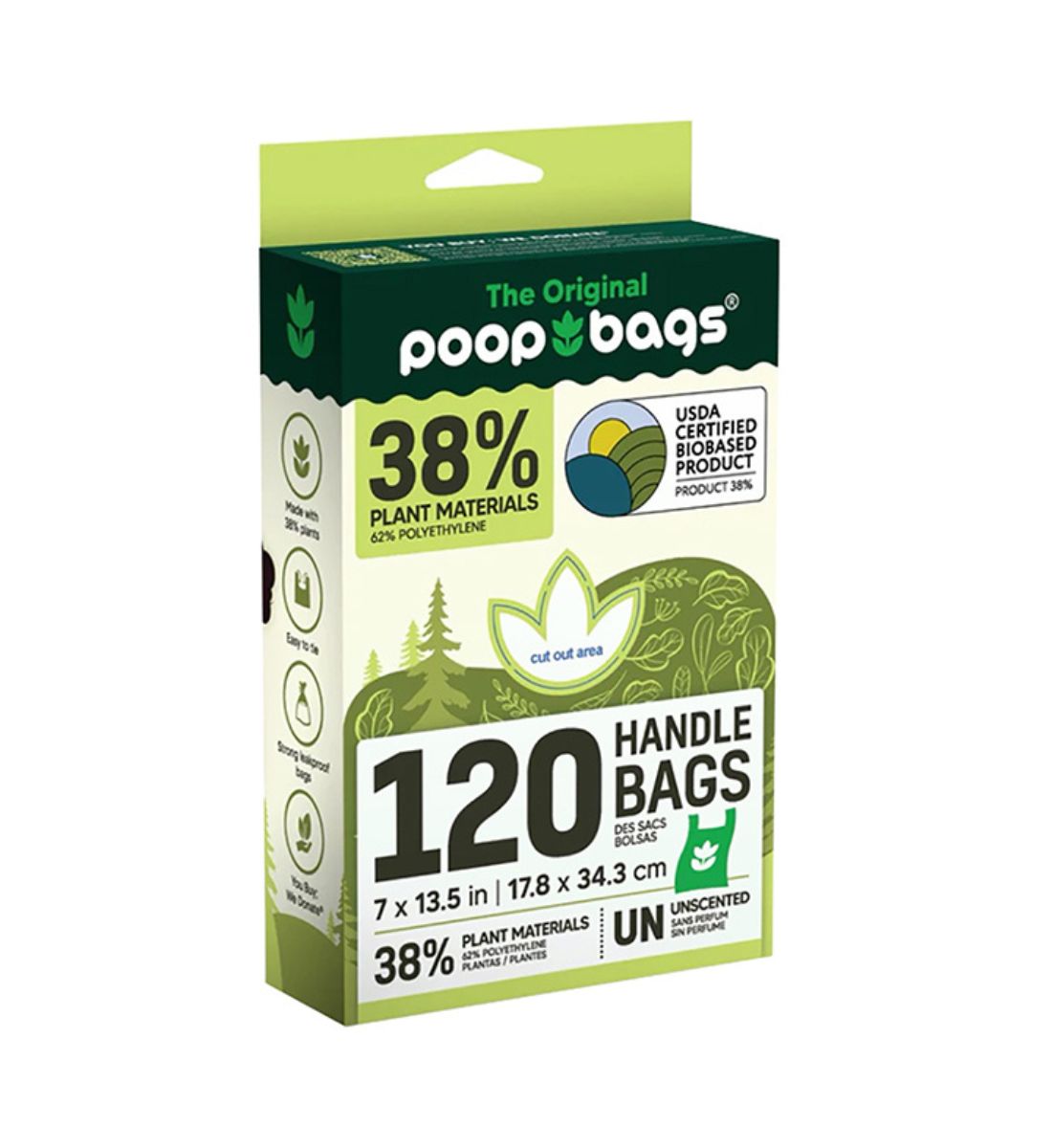 The Original Poop Bags - Handle Tie Waste Bags 120