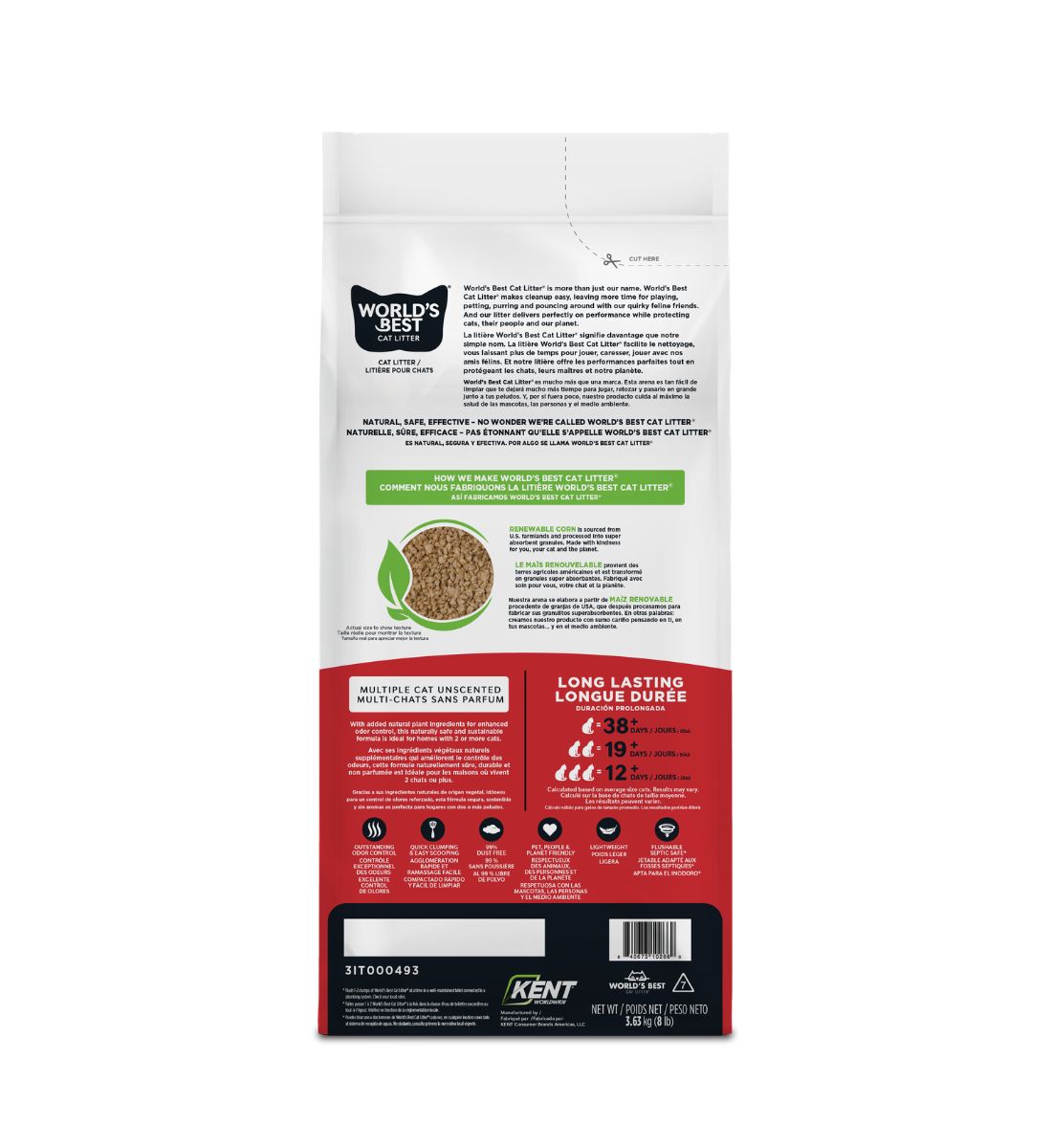 World's Best Cat Litter - Multi Cat Formula