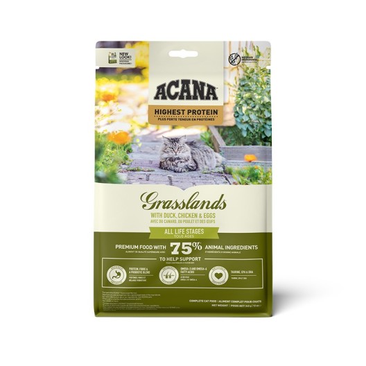 Acana Highest Protein Grasslands Cat | 340gm