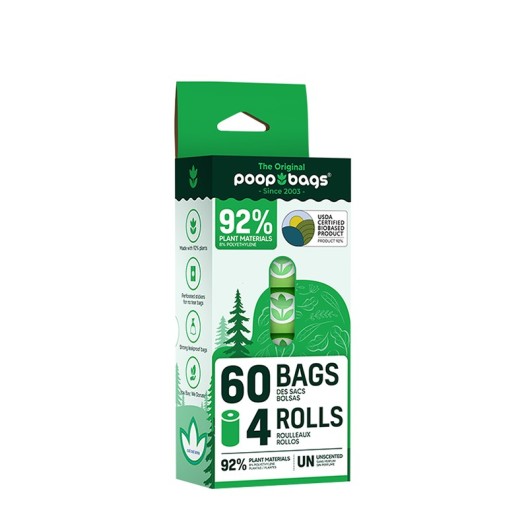 The Original Poop Bags - Plant-based Leash Rolls 15x4