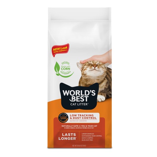 World's Best Cat Litter - Low Tracking & Dust Control | 12.7kg